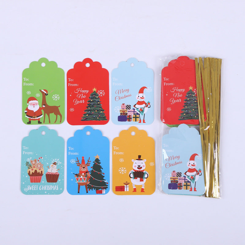 35 Christmas Gift Bags + 30 FREE Gift Tags
